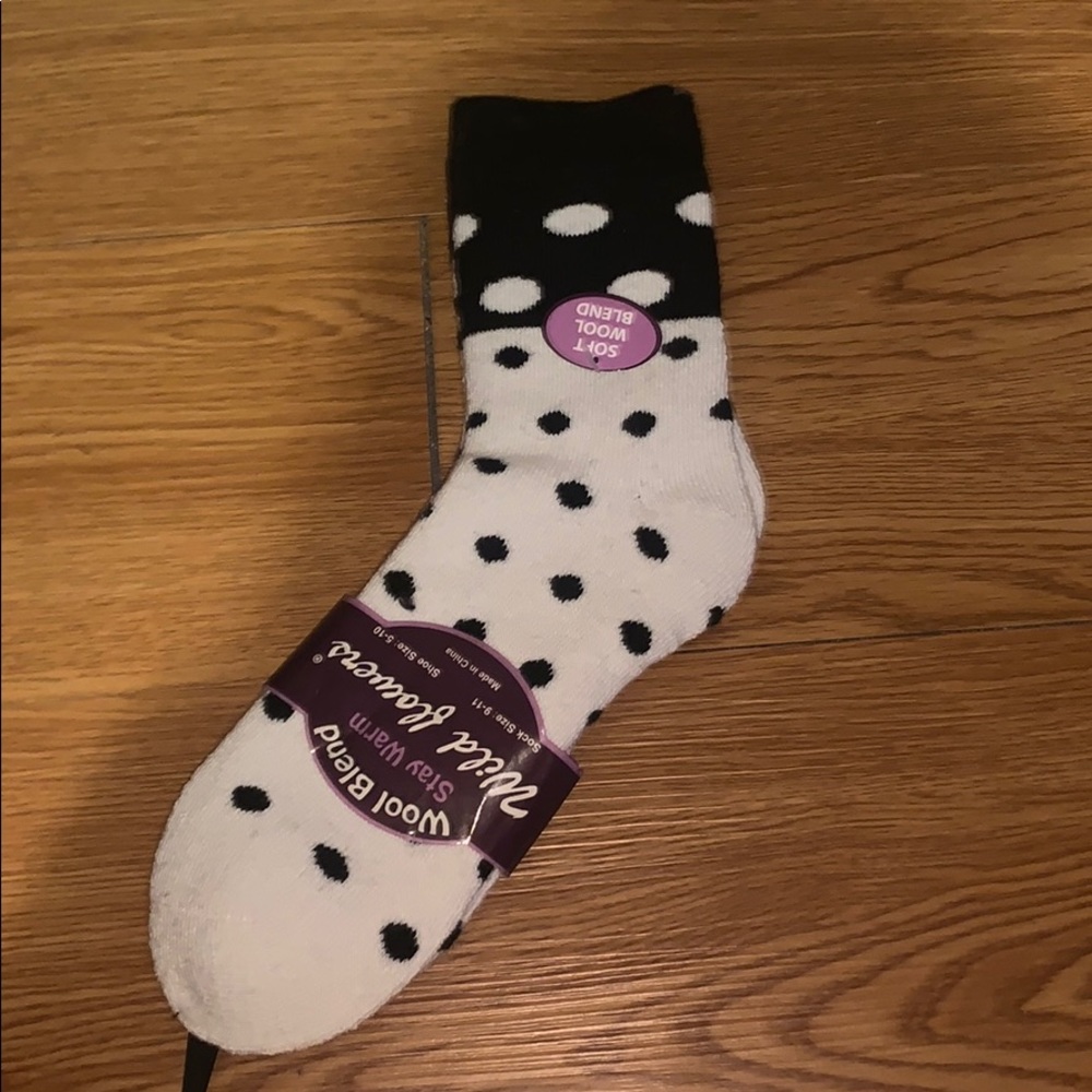 Wool blended socks